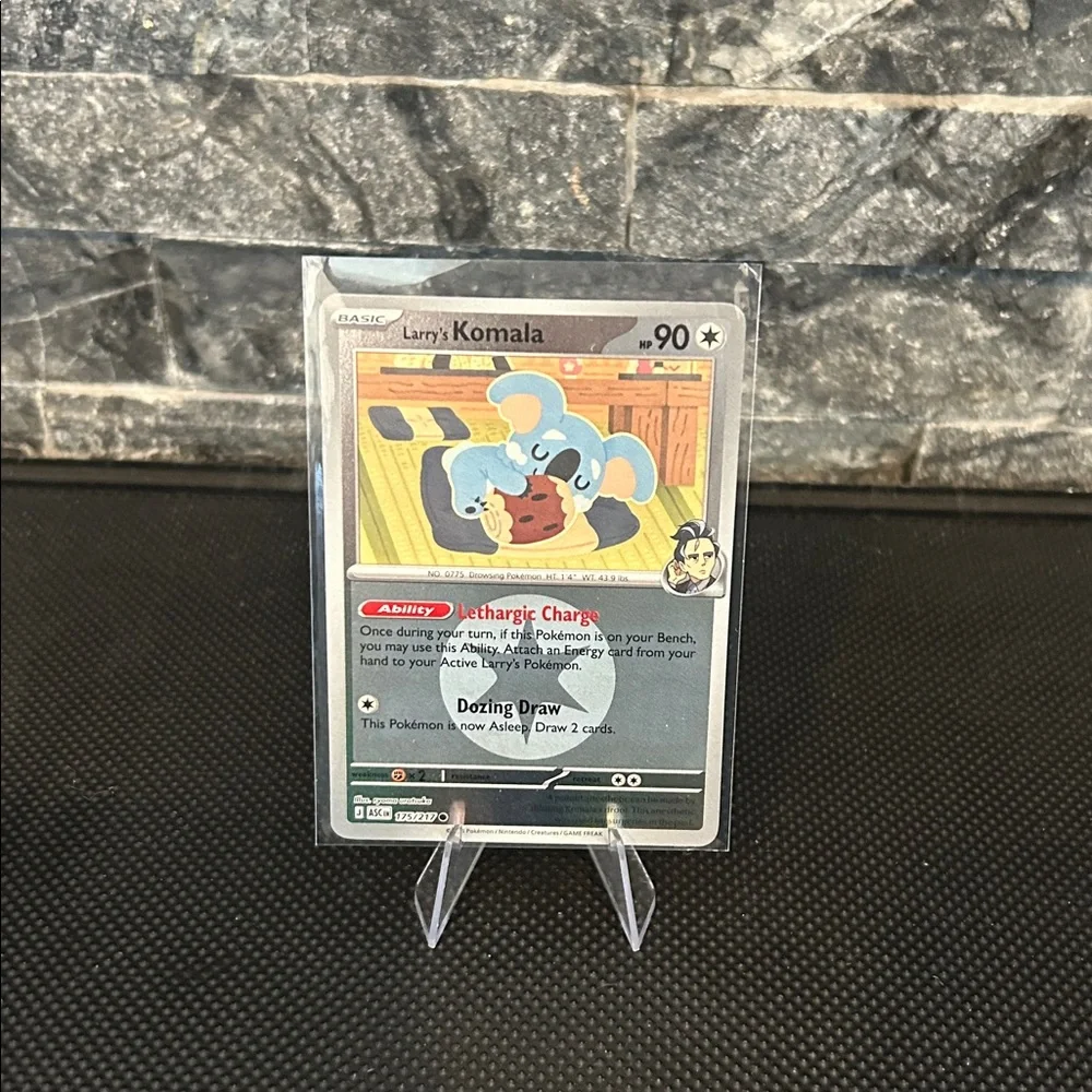Pokemon‎ Komala 175/217 Reverse Holo Card from Ascended Heroes Set M/NM